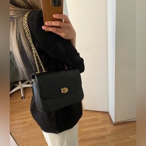 COACH - Polished Leather Crossbody Bag